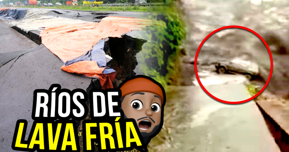 Rios de Lava fría arrasan todo en Inodnesia